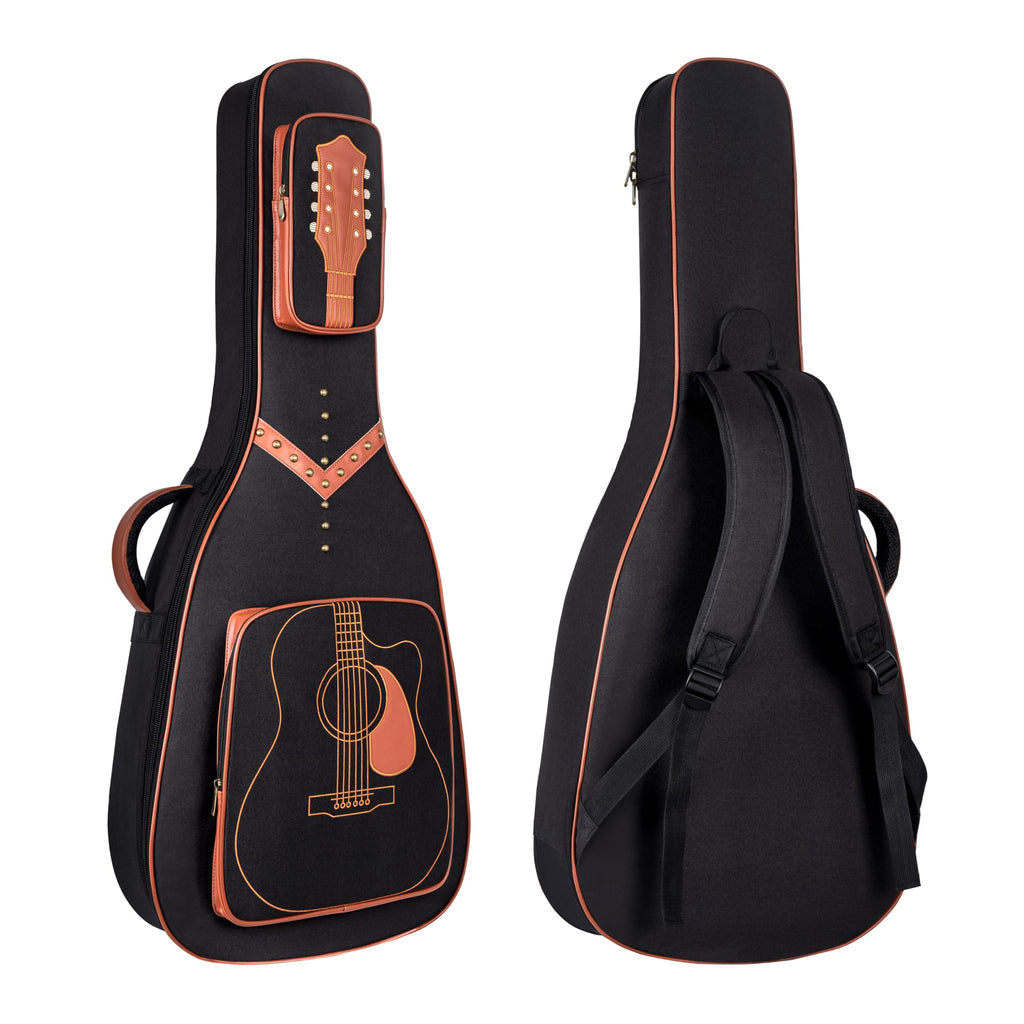 40/41/42" Waterproof PU Leather Acoustic Guitar Bag S4201