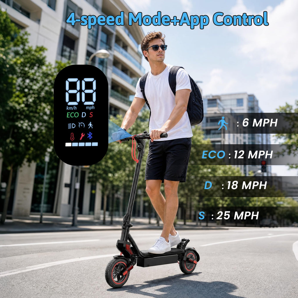 500W Electric Scooter with 10" Tires T590