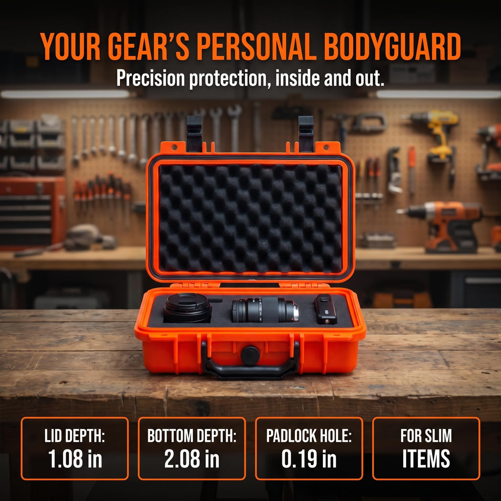 Portable Waterproof Hard Case with Customizable Foam O600258