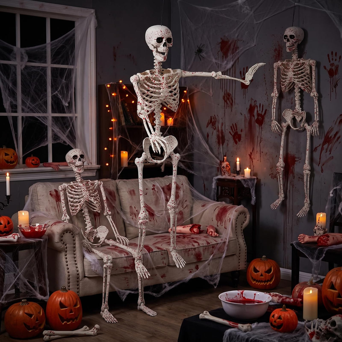 Life Size Posable Skeleton Z7611