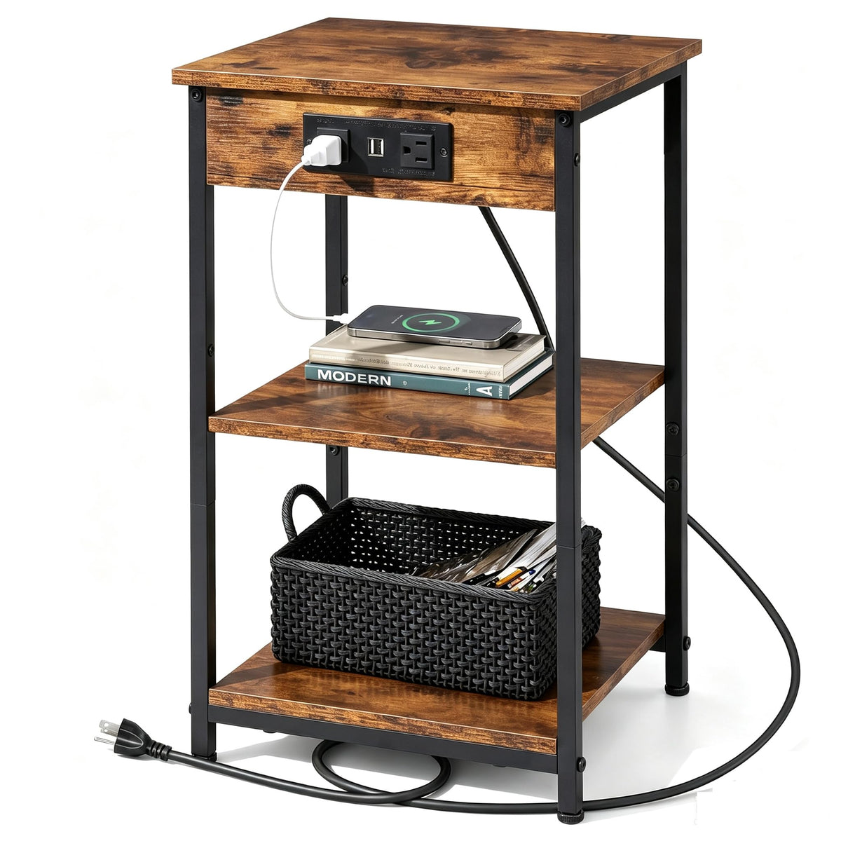 End Table with Charging Station E291267