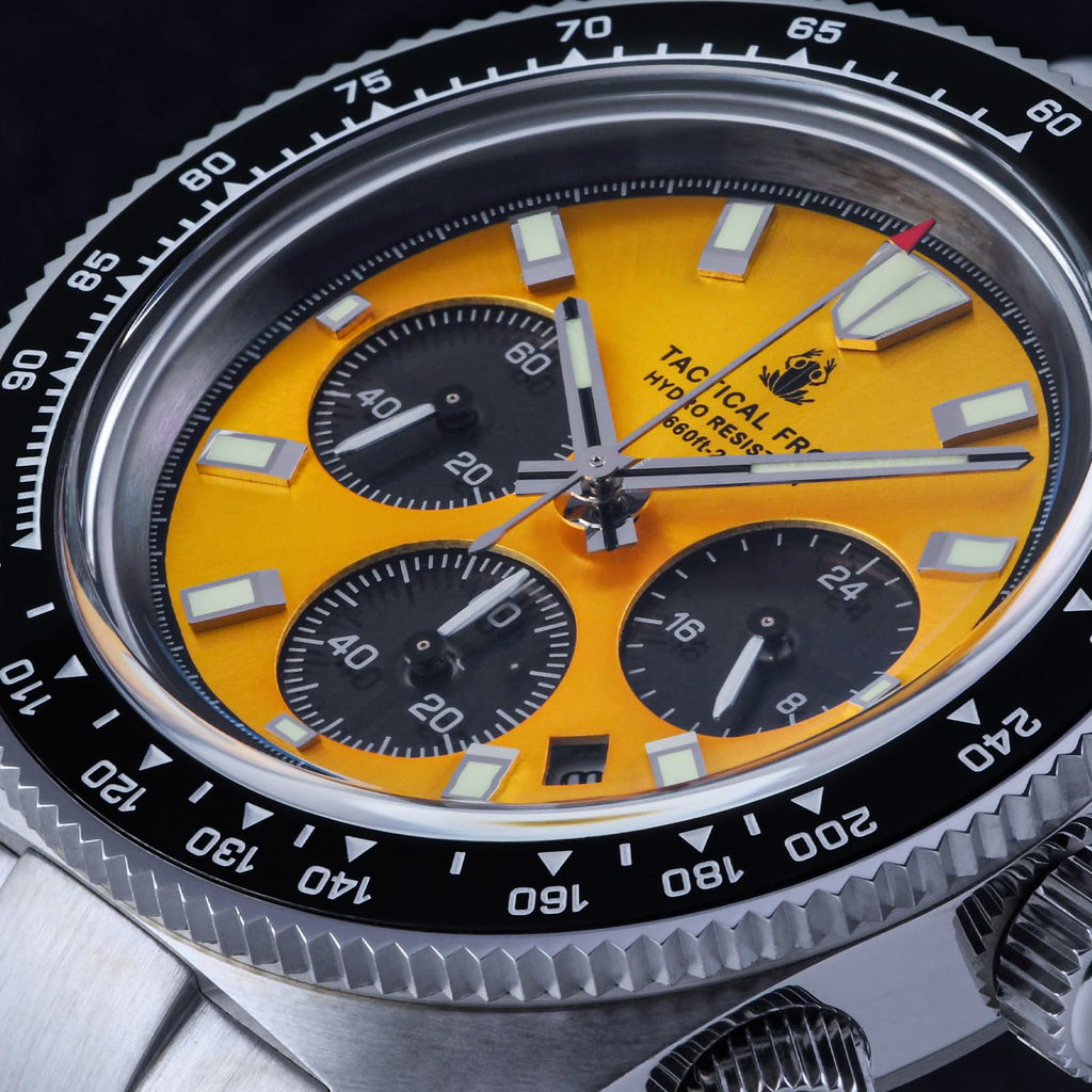 Chronograph Watch Sapphire Crystal Waterproof 100M E5908