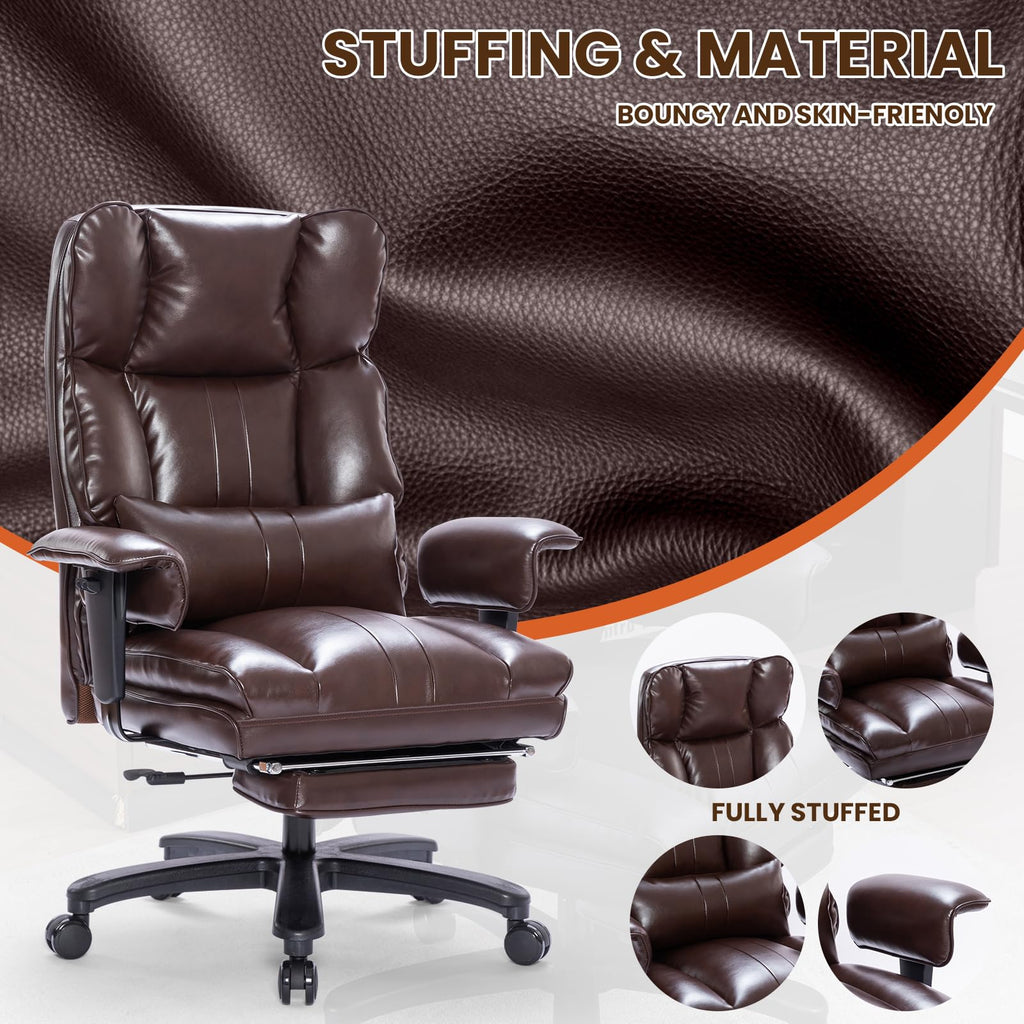 Big and Tall Office Chair with Foot Rest I6211