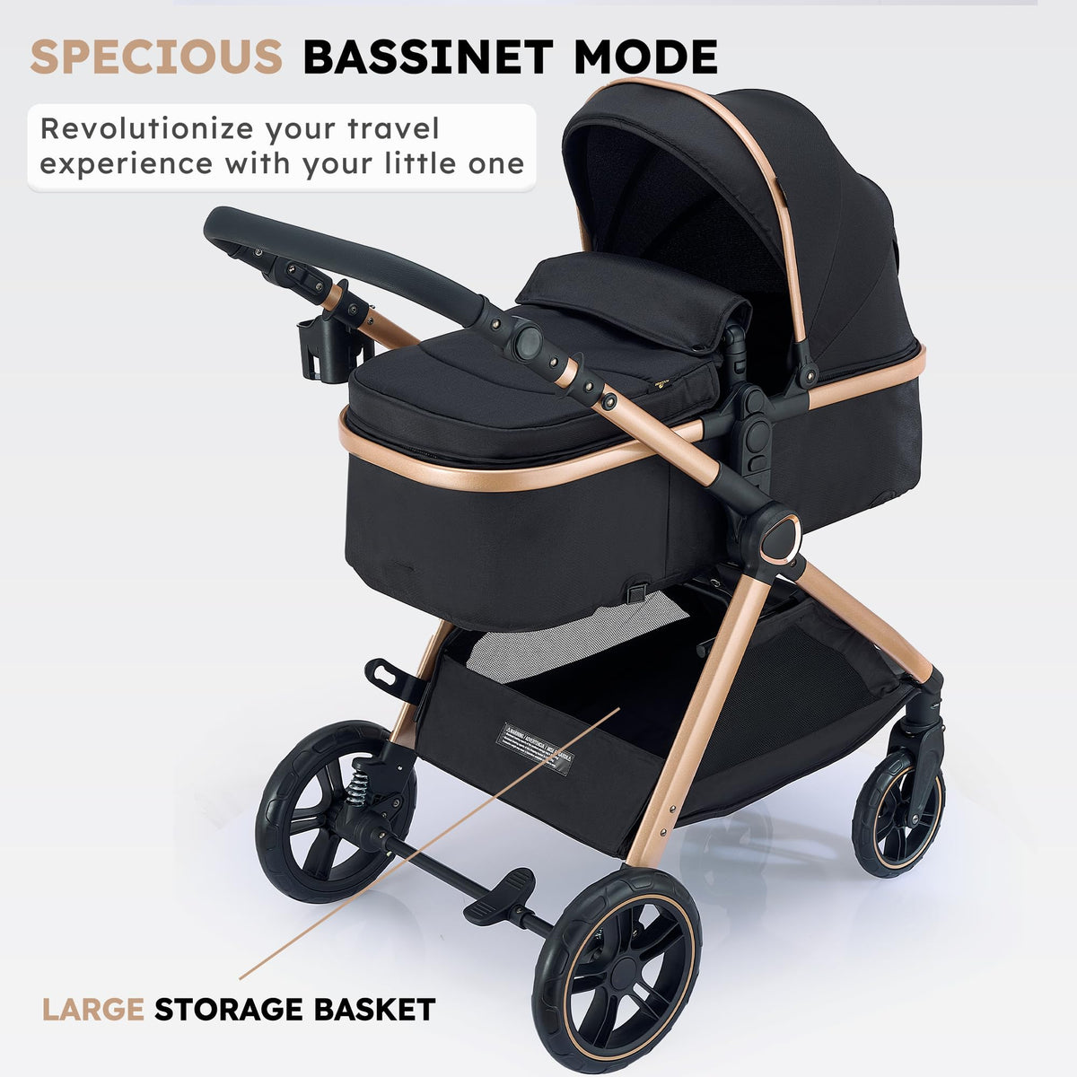 2-in-1 Convertible Baby Stroller E91086