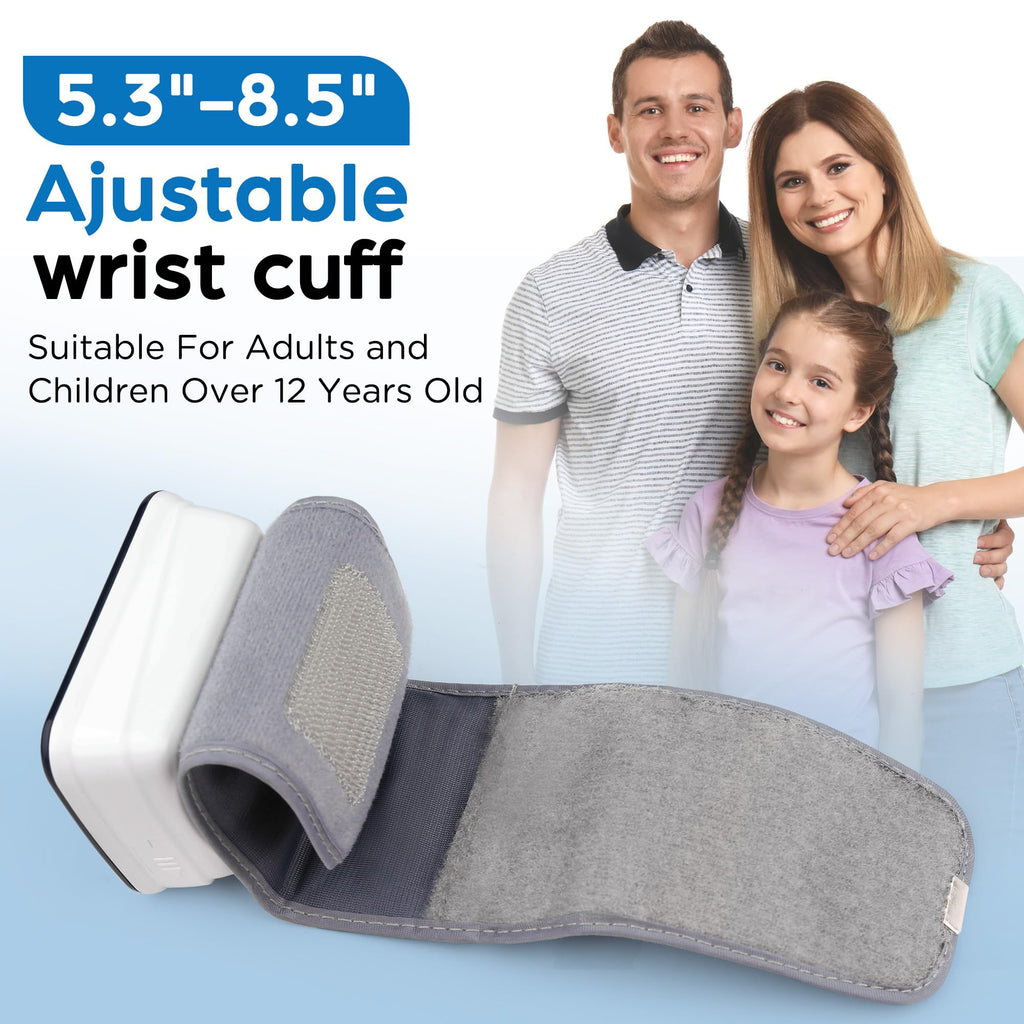 Automatic Wrist Blood Pressure Monitor with Adjustable Cuff and 120 Memory N6440