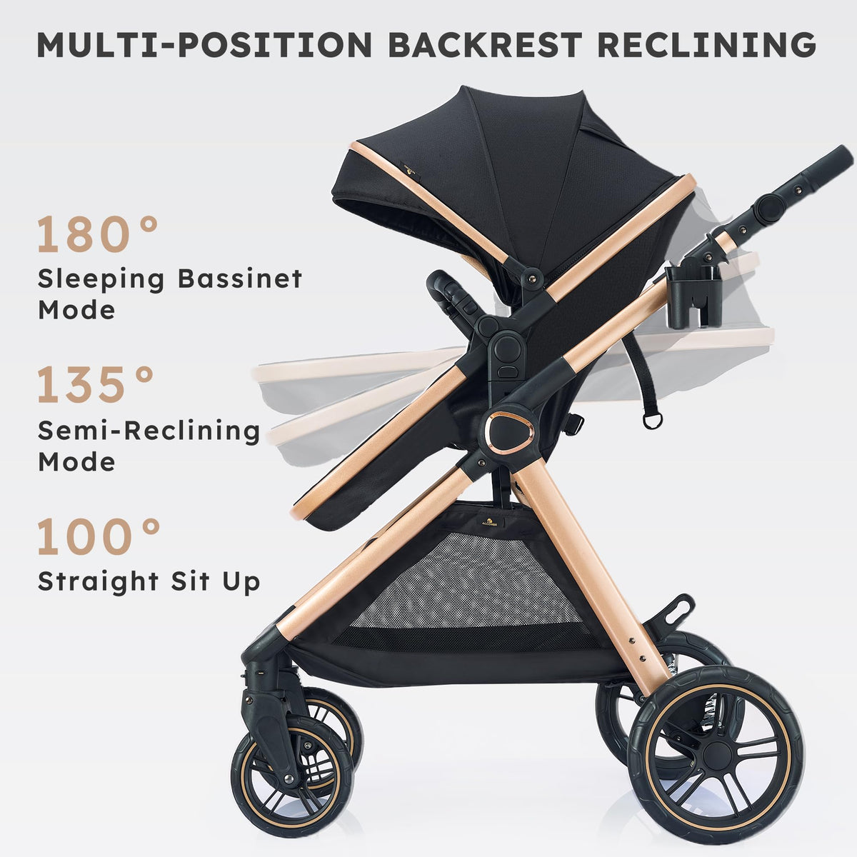 2-in-1 Convertible Baby Stroller E91086