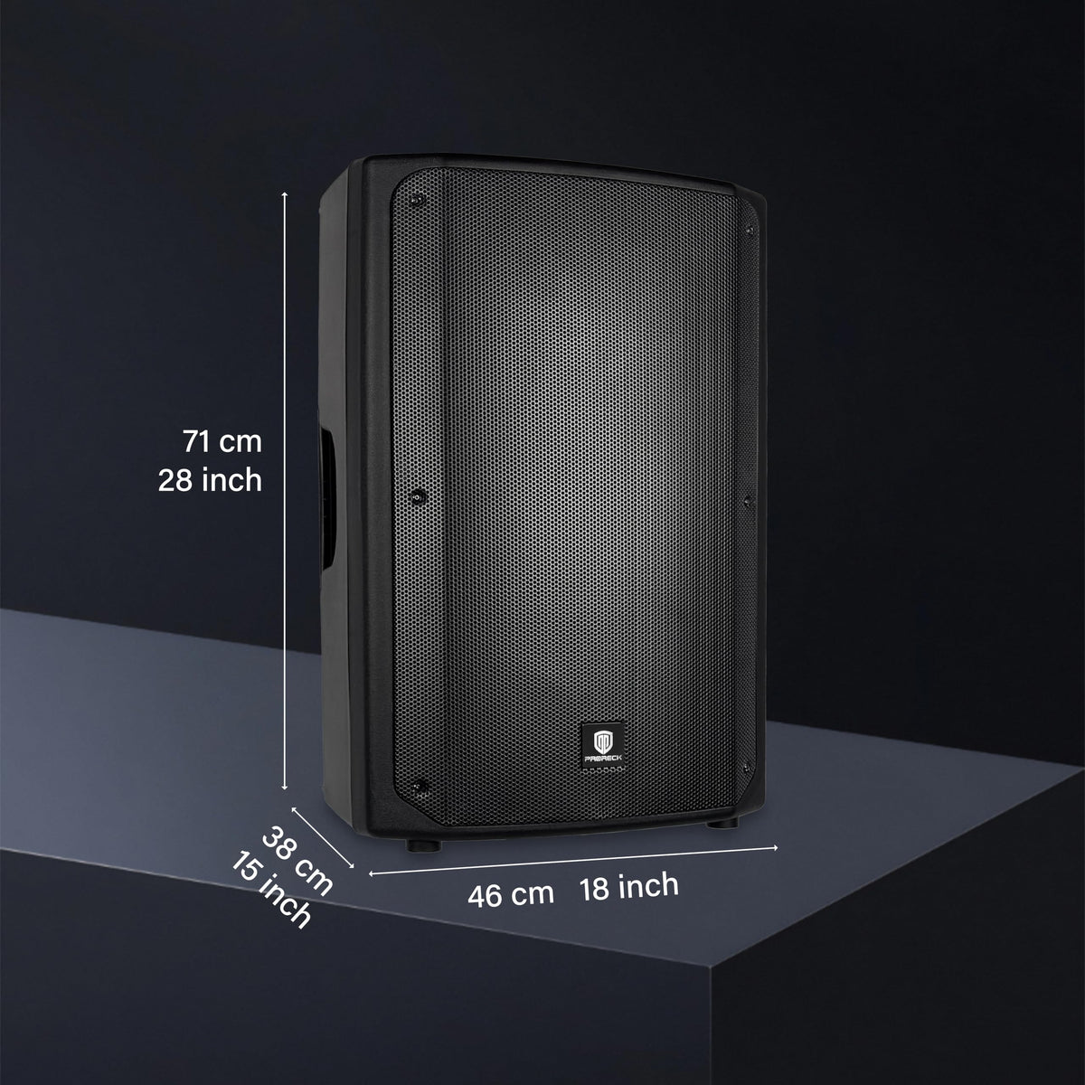 2400W Bluetooth PA Speaker System with Powered Mixer and Passive Speakers P748677