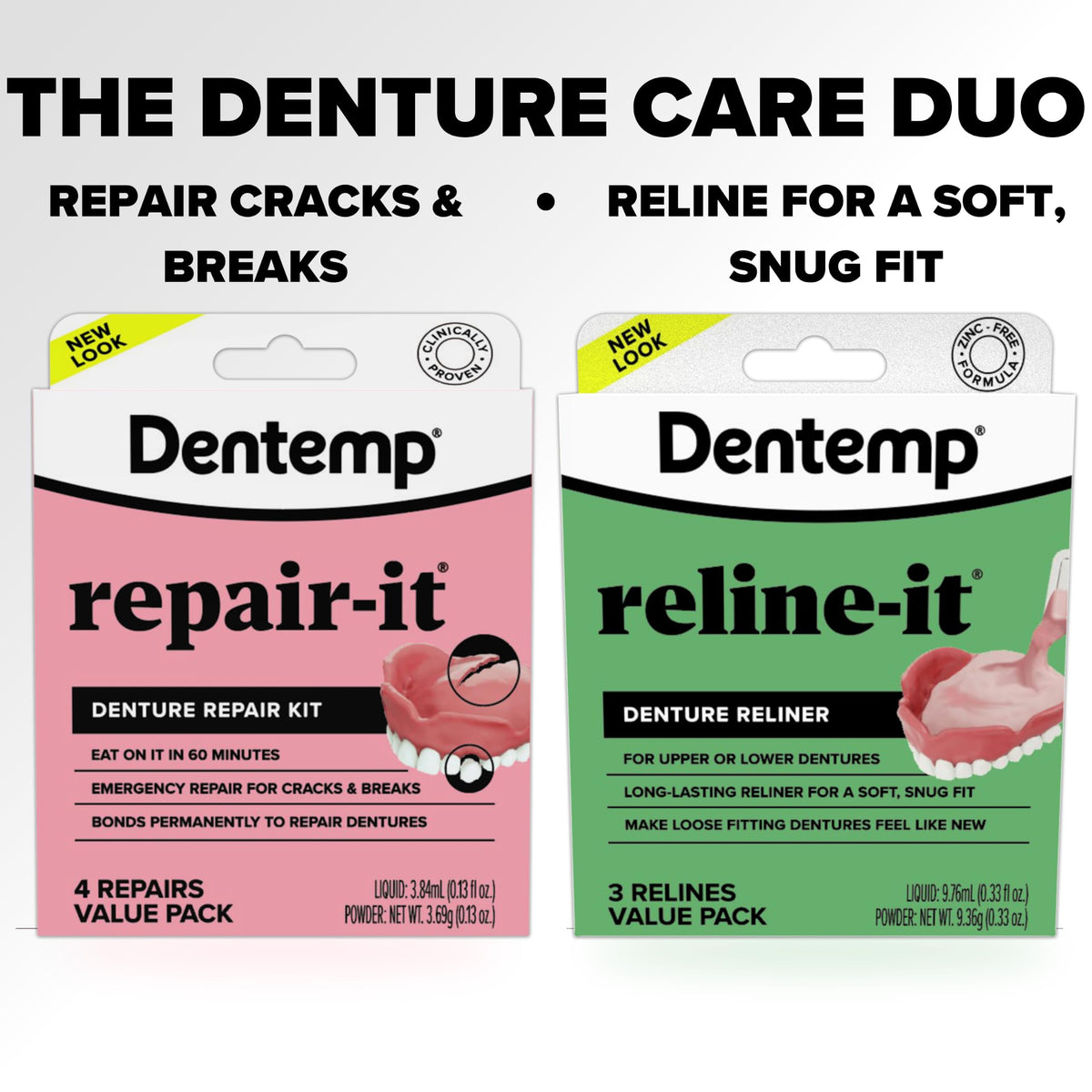 Denture Repair Kit & Denture Reliner Value Pack K321533