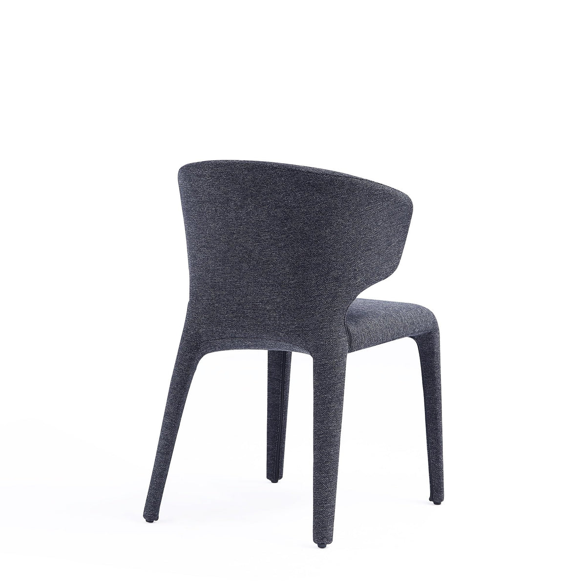 Black Upholstered Dining Chairs Set of 4 W216045