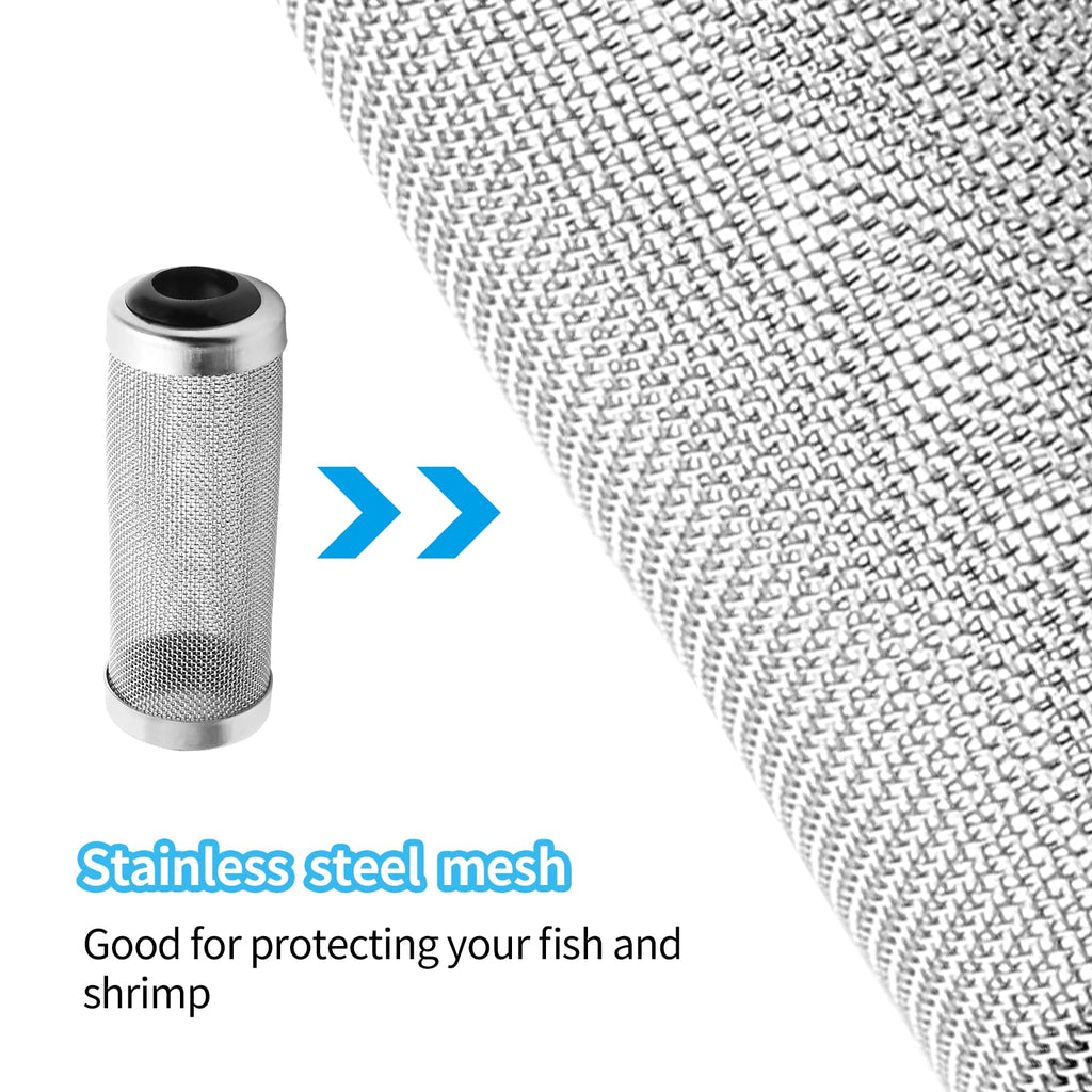Stainless Steel Aquarium Filter Intake Cover 12mm F45597