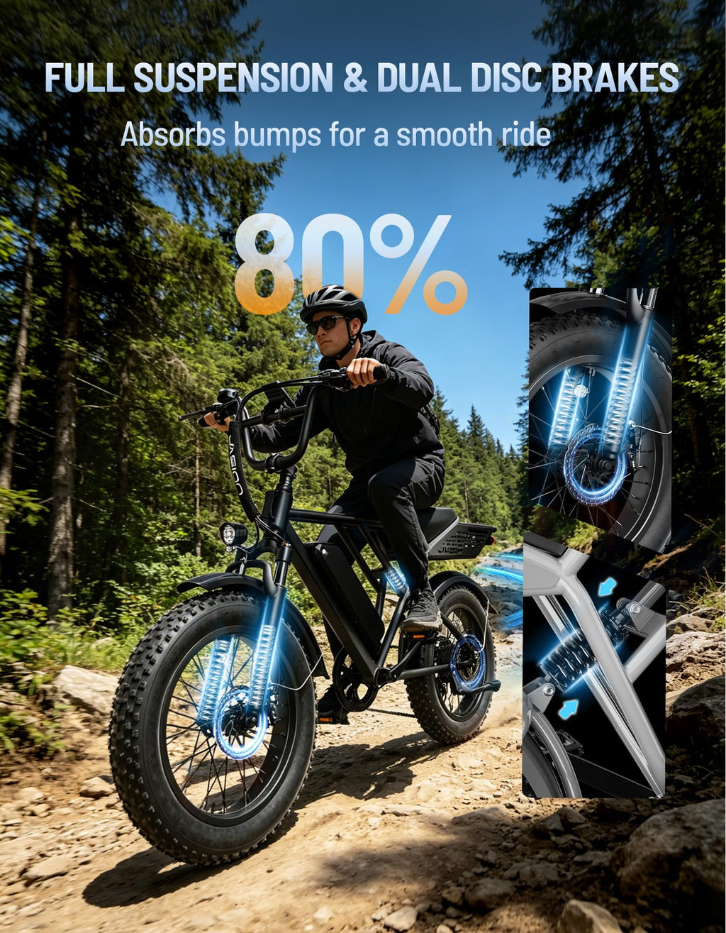 Electric Bike with 48V Removable Battery P40738