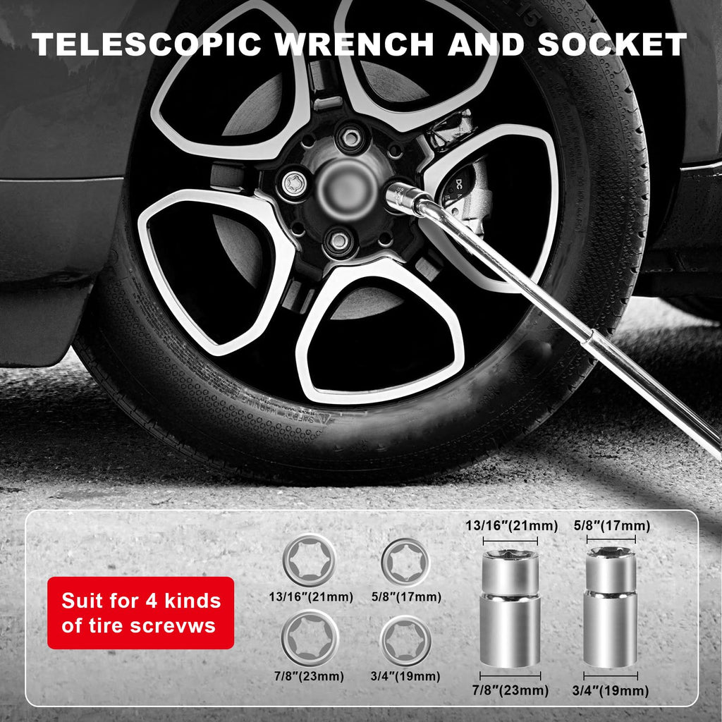 3 Ton Scissor Car Jack with Lug Wrench C45047