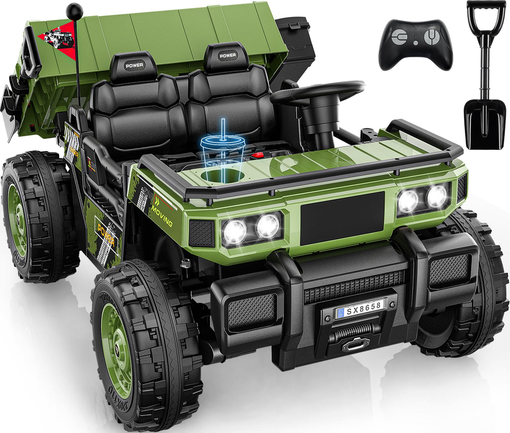 24V 4WD 2-Seater Ride on Dump Truck V795996