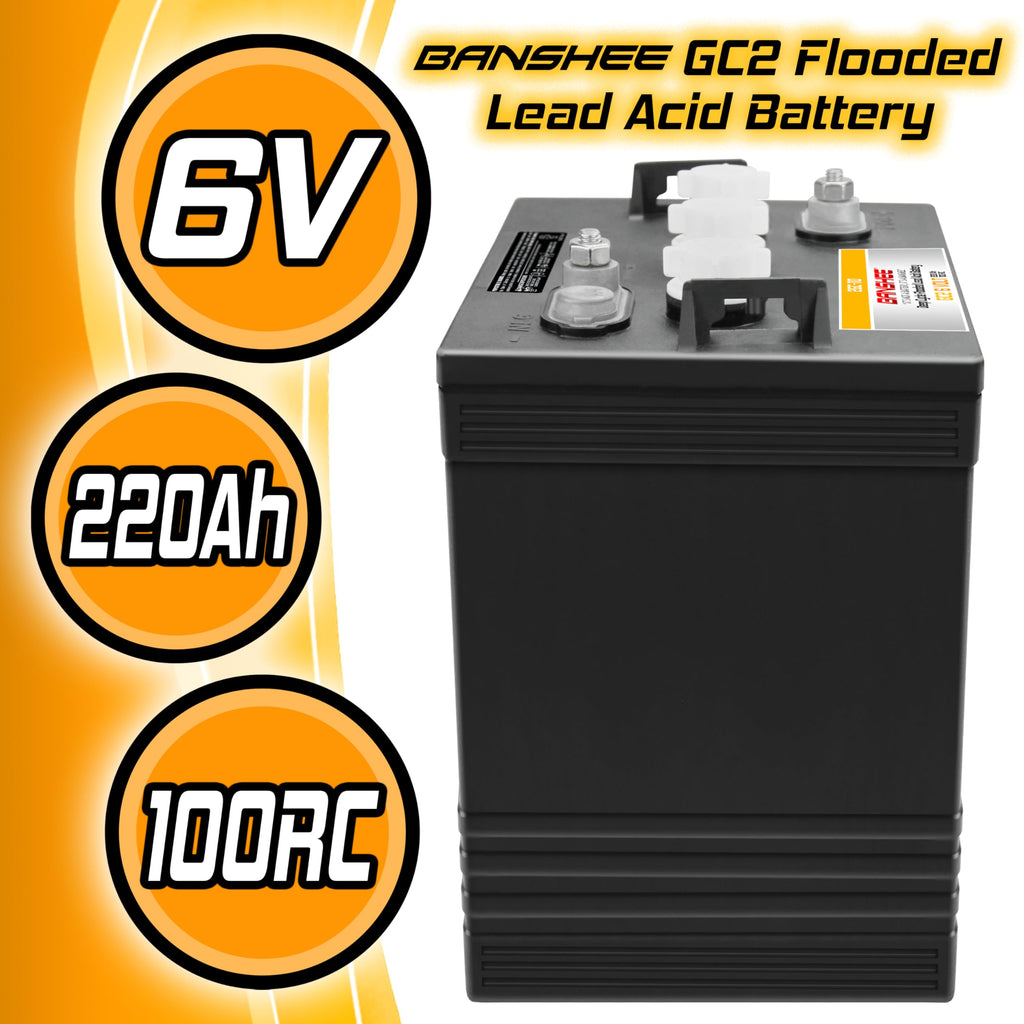 220Ah Deep Cycle Golf Cart Batteries 4-Pack Y321615