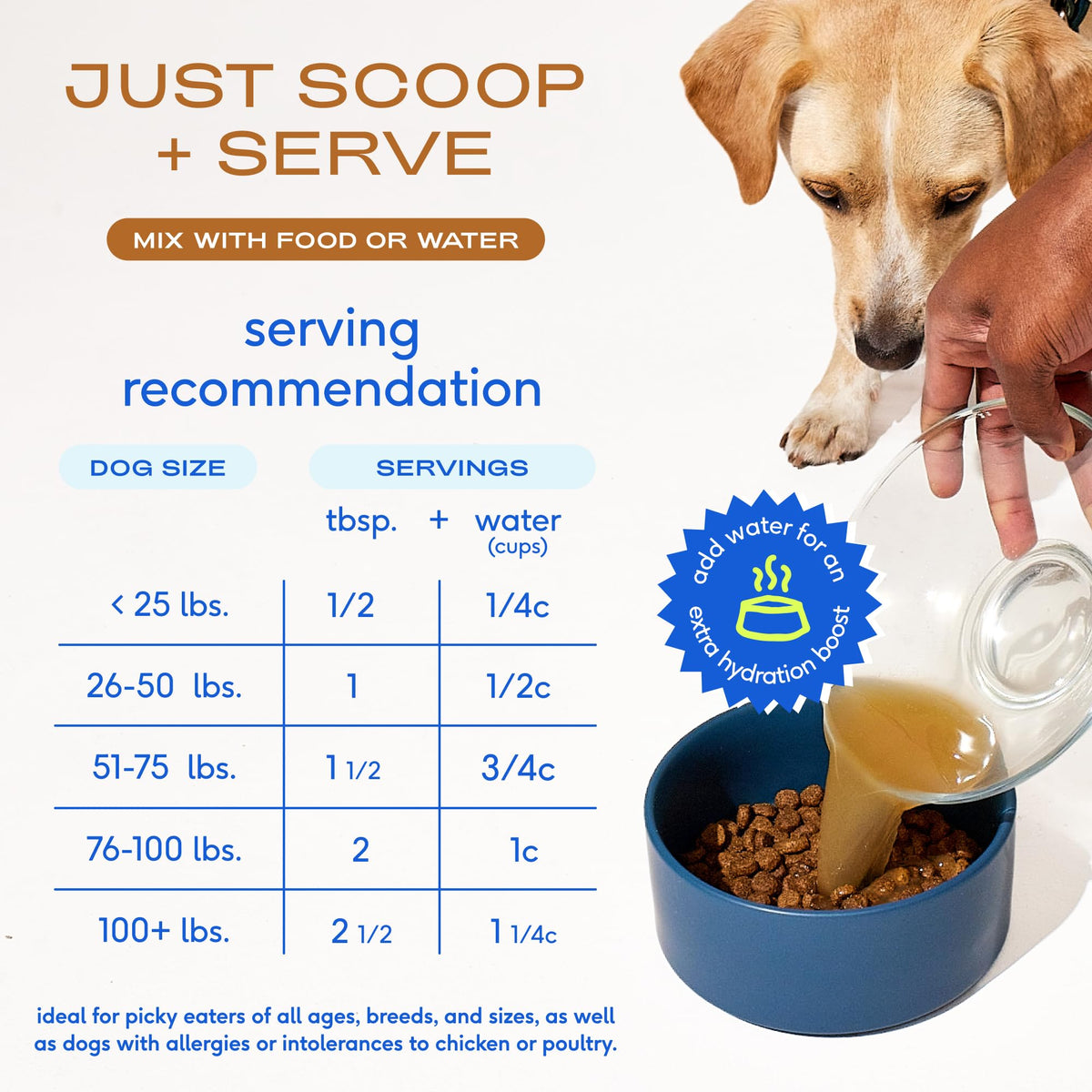 Beef Bone Broth Dog Food Topper J313