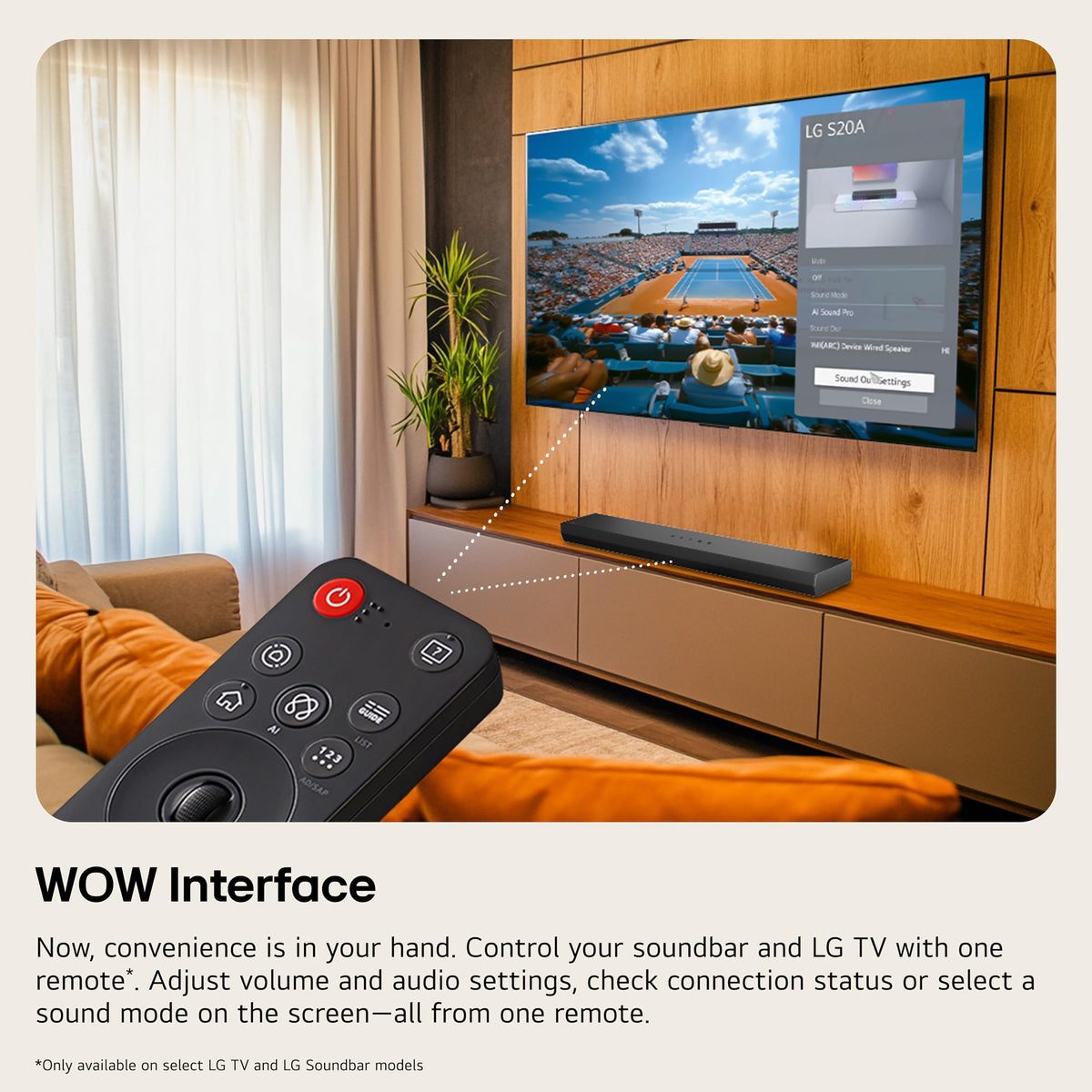 2.1 ch Soundbar with Wireless Subwoofer D865371