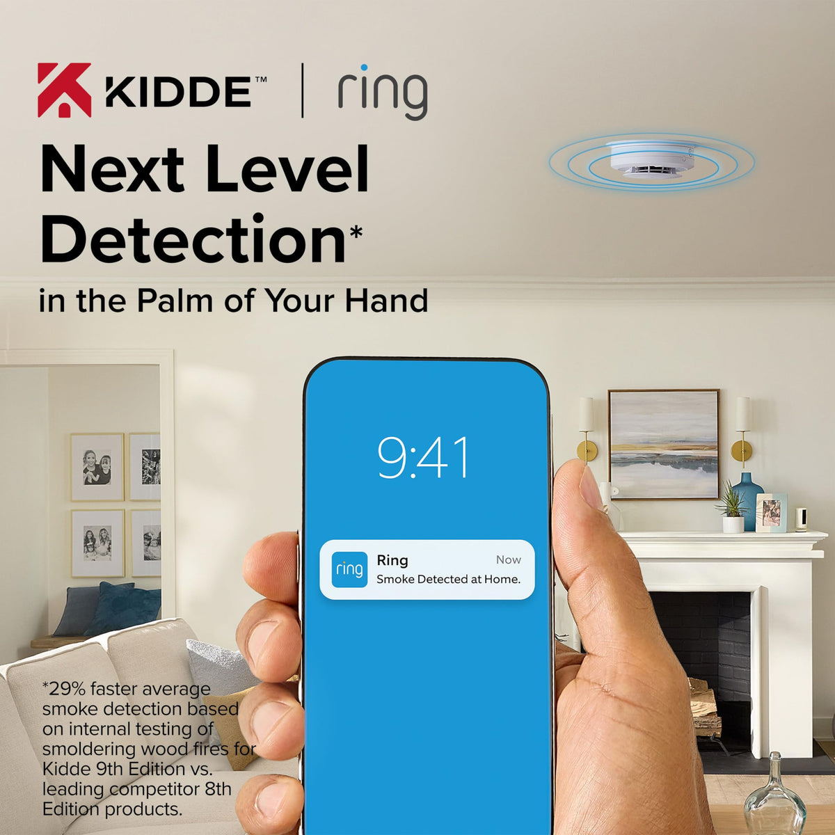 Smart Smoke & CO Detector Q497
