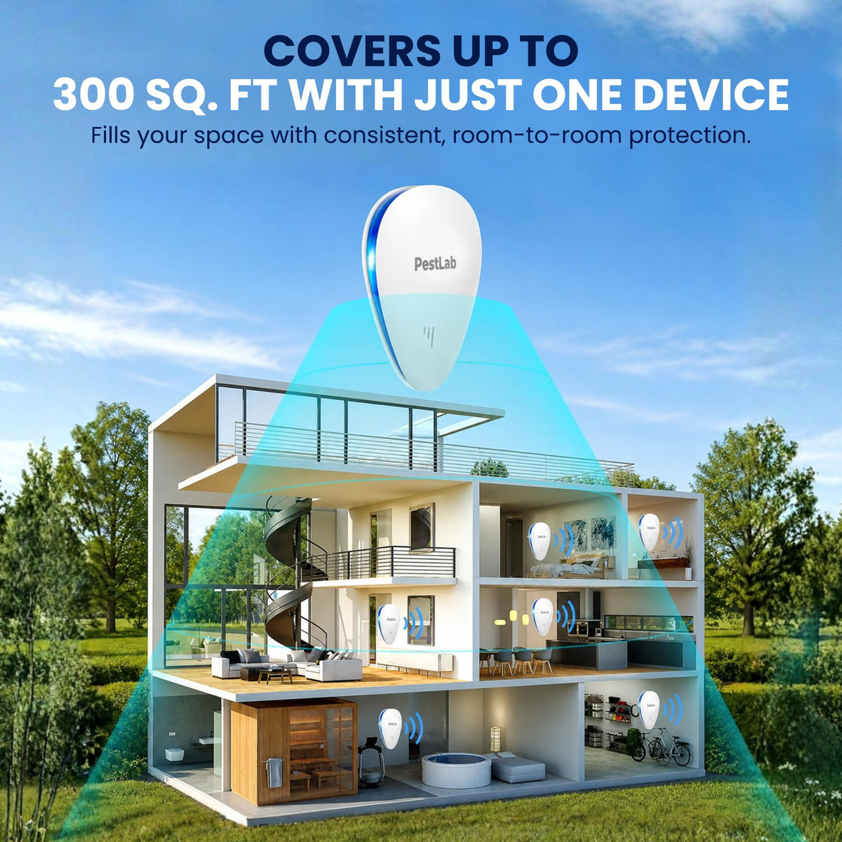Indoor Plug In Ultrasonic Pest Repeller 3 Pack H197972