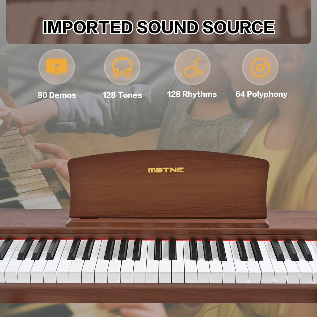 88 Key Weighted Digital Piano with Bench and Stand N3157