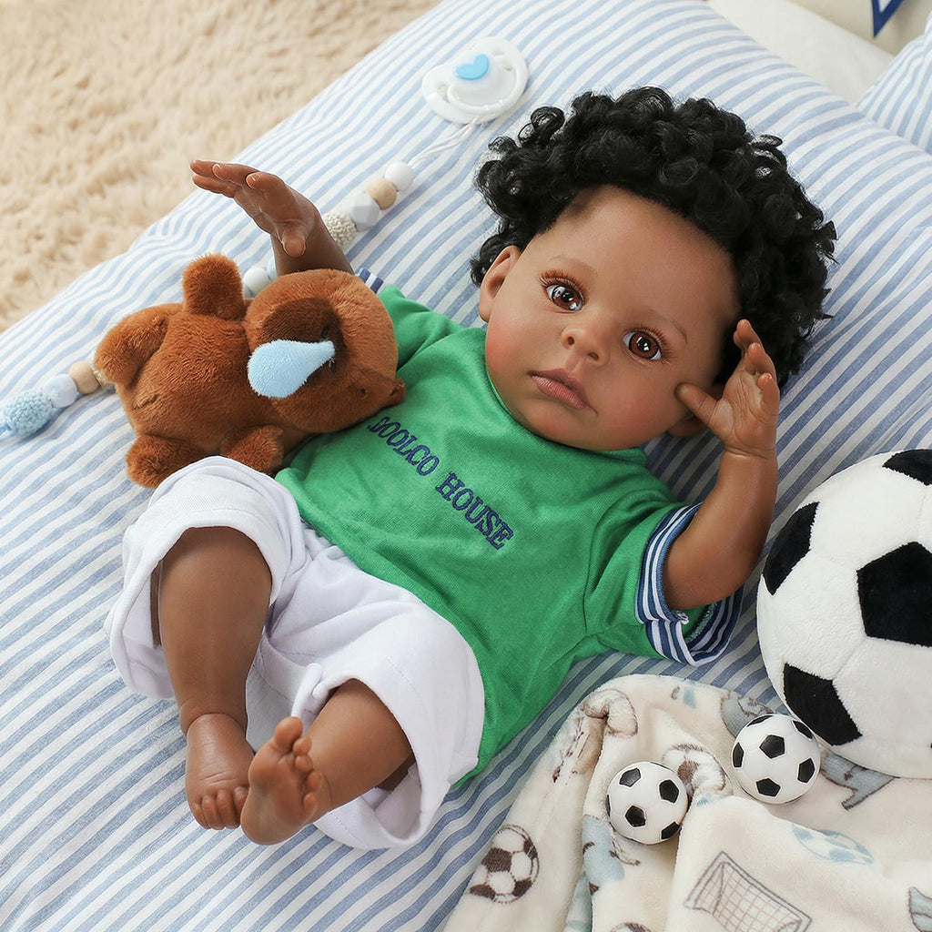 Black 20 Inch Reborn Baby Doll D231463