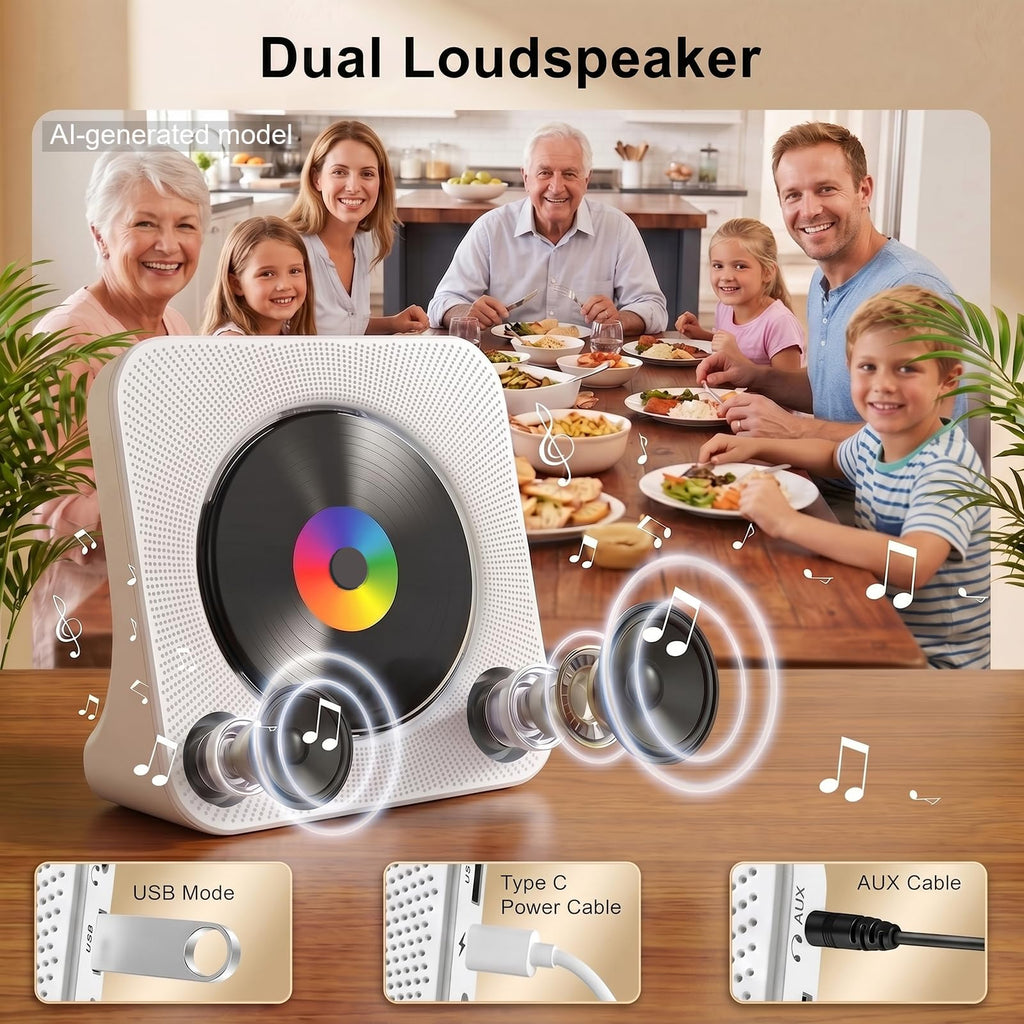 Portable Bluetooth CD Player J388354