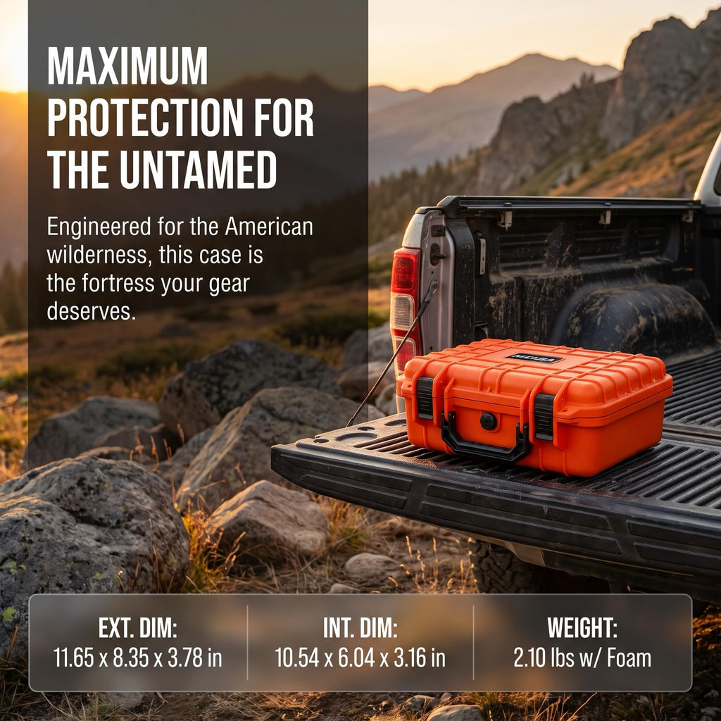 Portable Waterproof Hard Case with Customizable Foam O600258