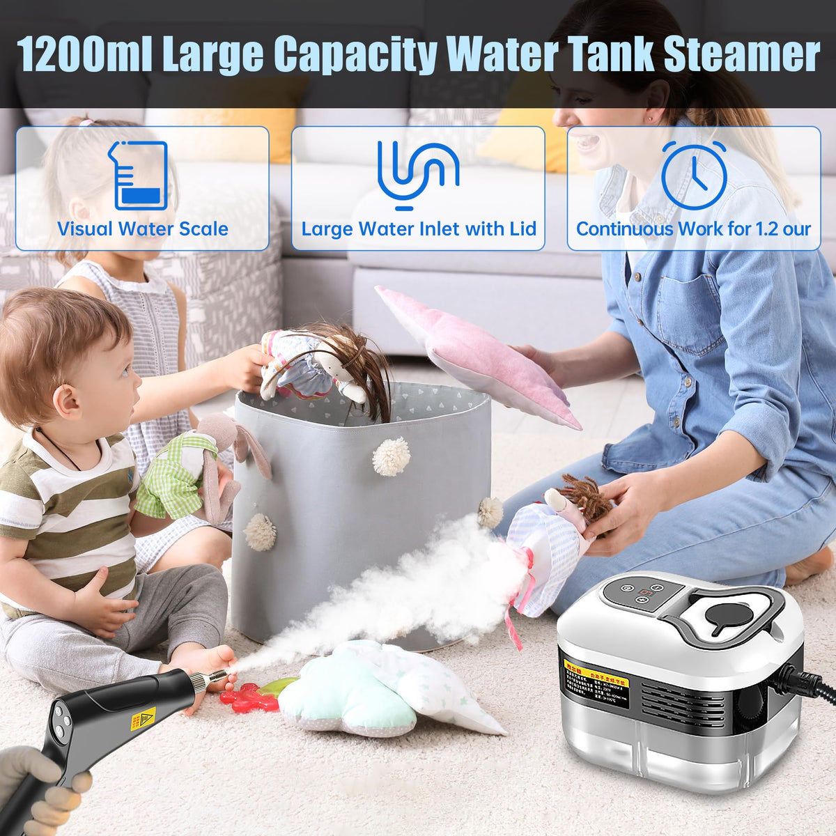 2500W Handheld Steam Cleaner L502159