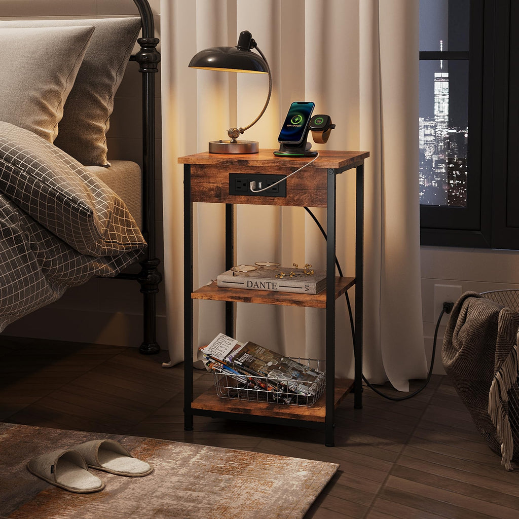 End Table with Charging Station E291267
