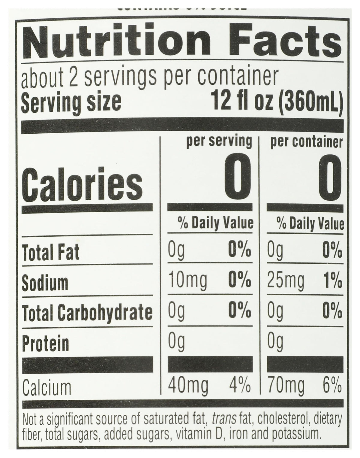 Organic Lemon Blueberry Italian Sparkling Mineral Water W2633