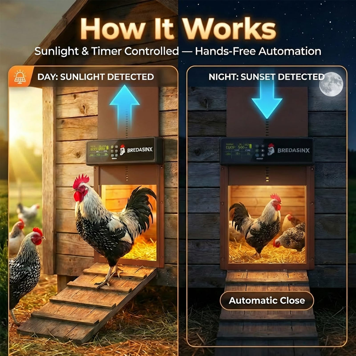 Automatic Chicken Coop Door K8371