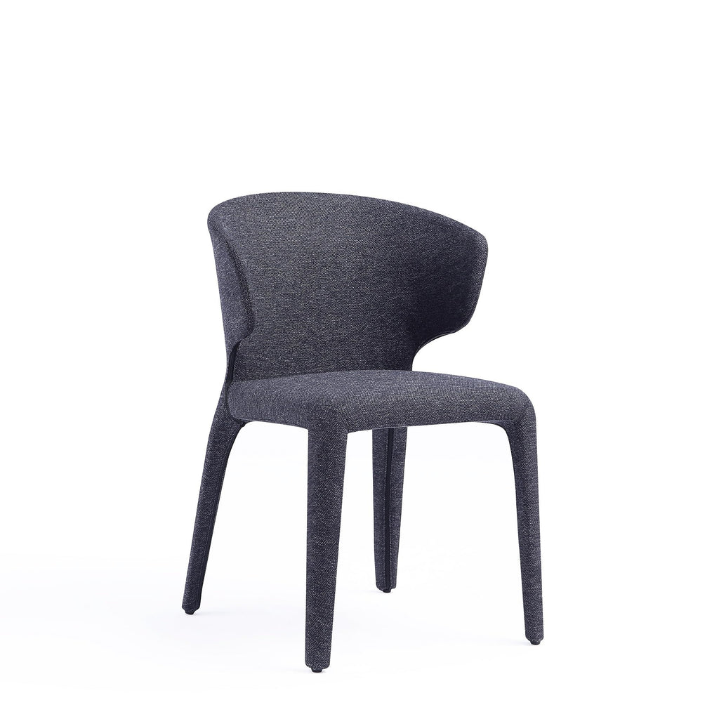 Black Upholstered Dining Chairs Set of 4 W216045