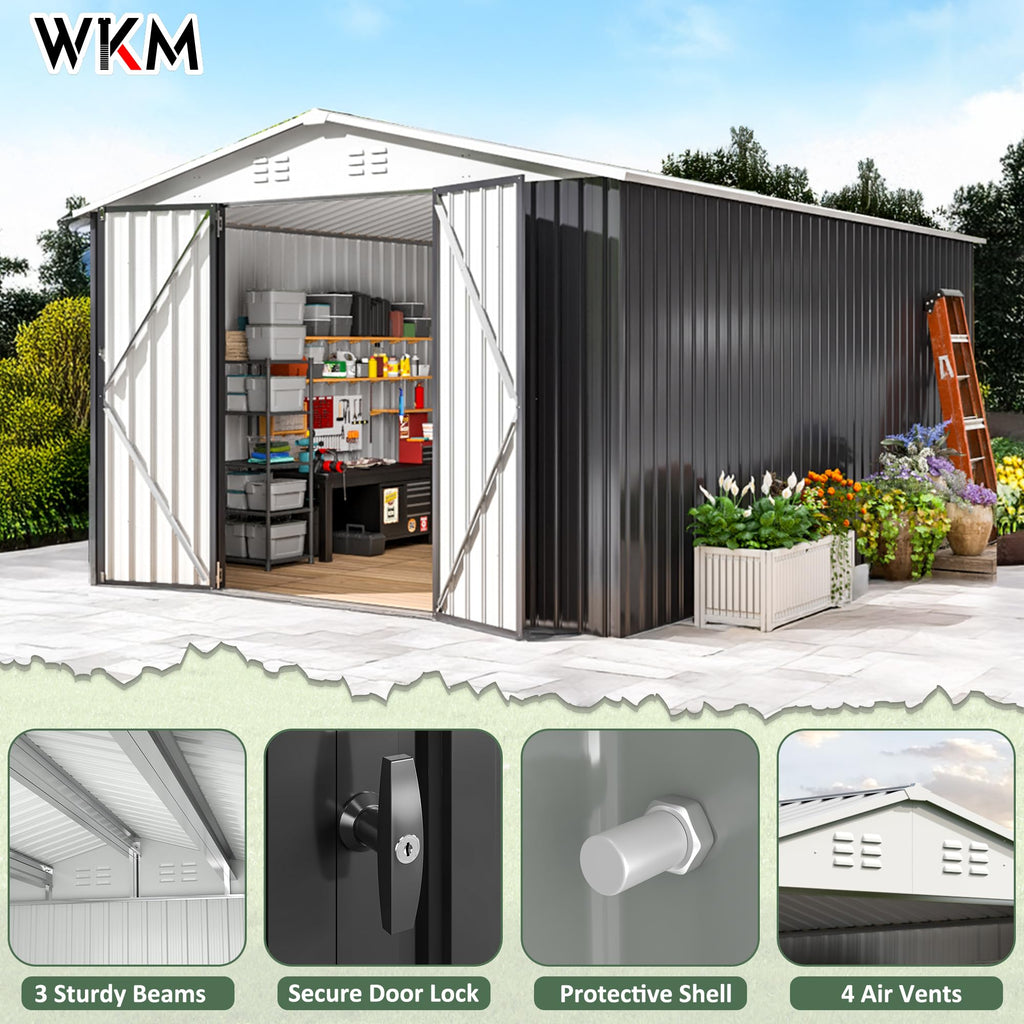 10x14 FT Outdoor Storage Shed B371