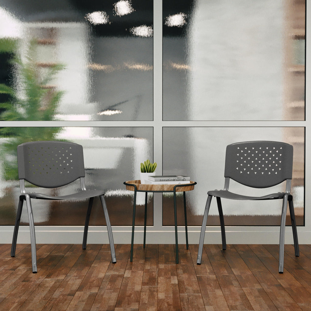Gray Plastic Stack Chair P76263