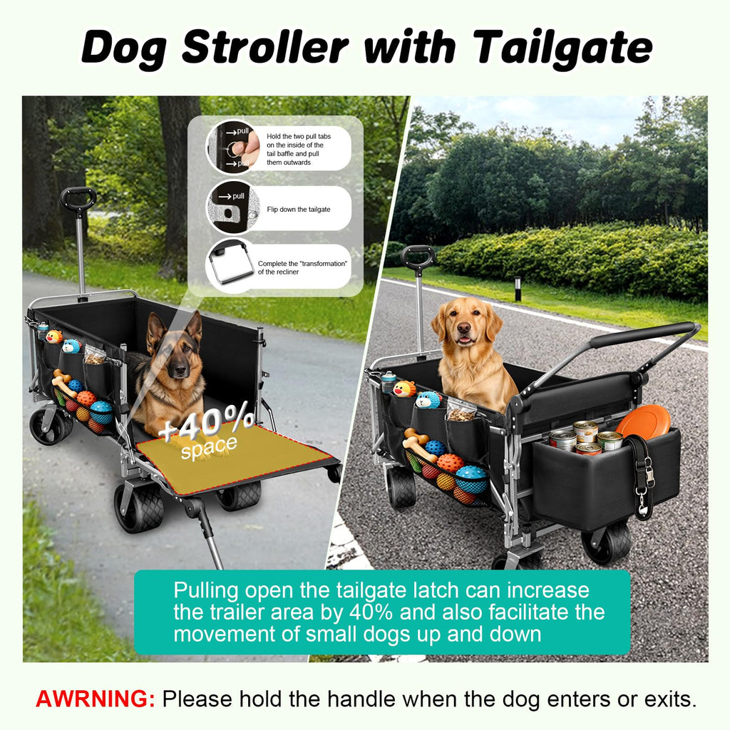Large Dog Wagon Cart C35677