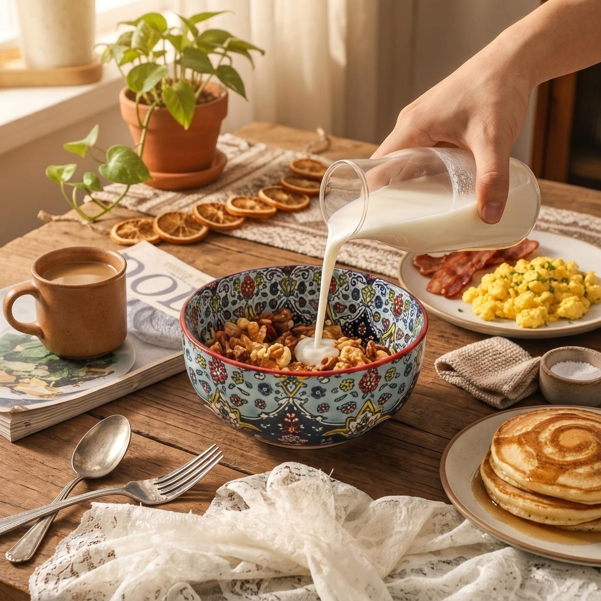 Ceramic Soup Bowls Set of 4 B2334