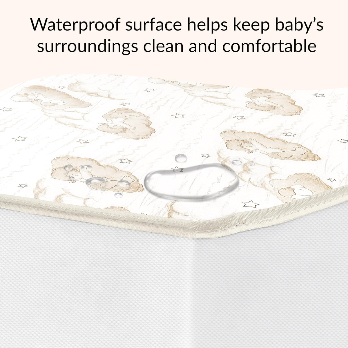 2-in-1 Dual-Sided Mini Crib Mattress T6649