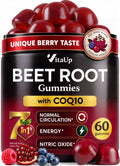 Beet Root Gummies with CoQ10, Grape Seed, Vitamin C, B12 & B3 R118