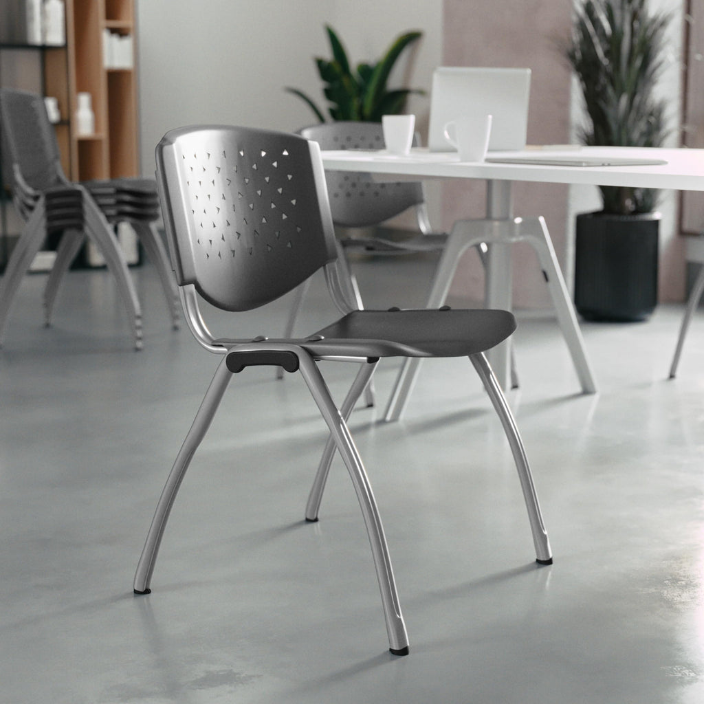 Gray Plastic Stack Chair P76263