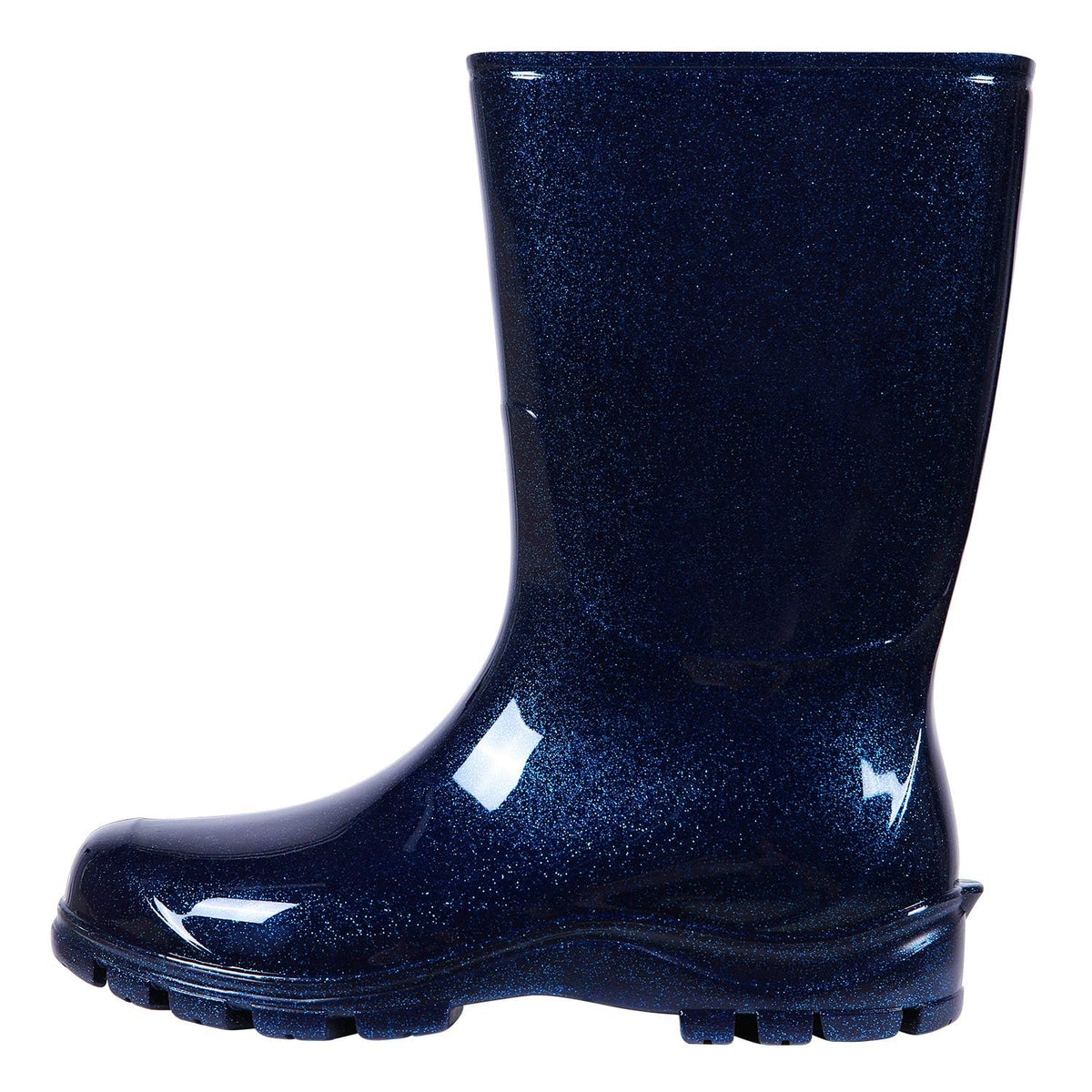 Women's Mid Calf Waterproof Rubber Rain Boots I635