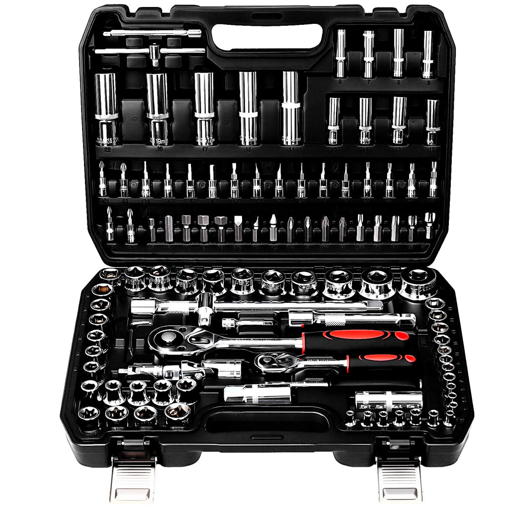 108-Piece Metric CR-V Steel Socket Set Y799866