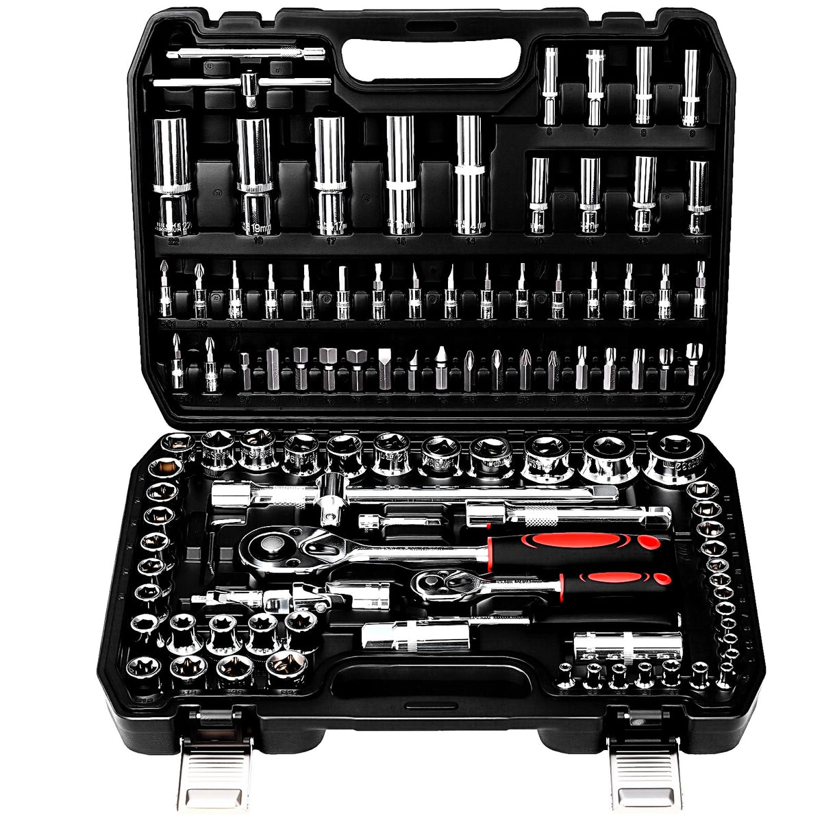 108-Piece Metric CR-V Steel Socket Set Y799866