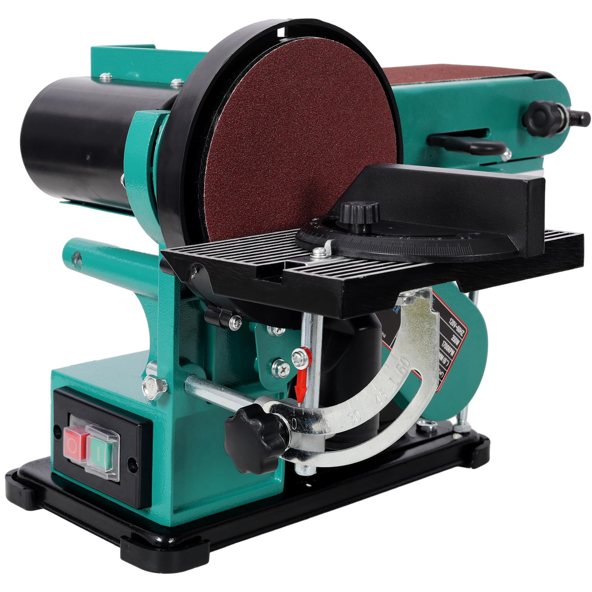 4" x 36" Belt Sander 6" Disc Polisher Grinder D7215