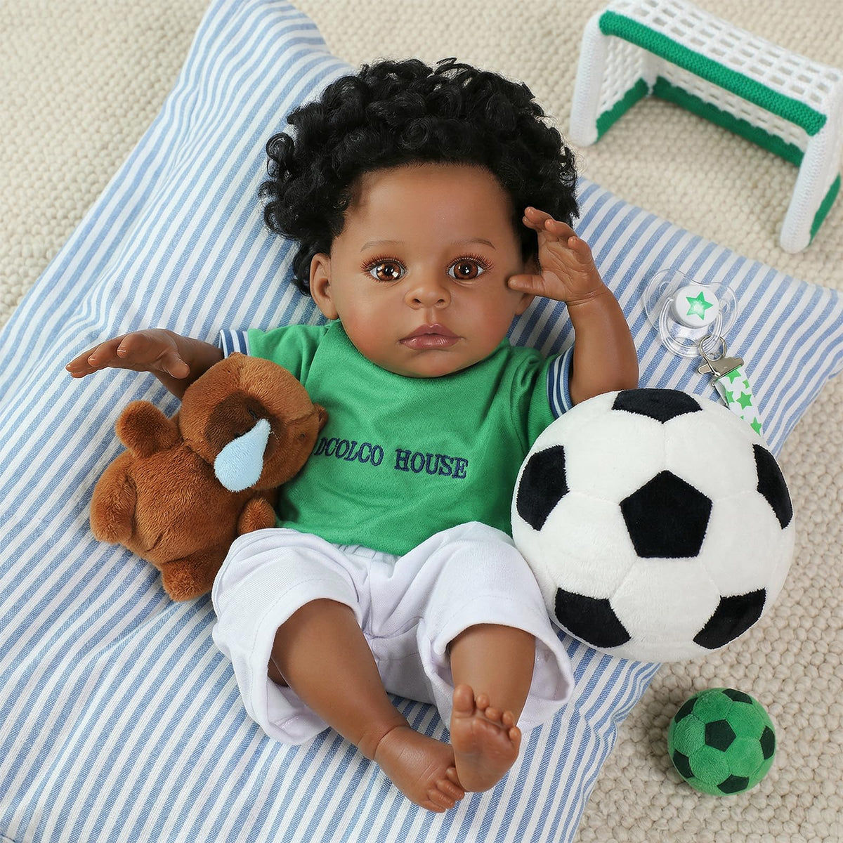 Black 20 Inch Reborn Baby Doll D231463