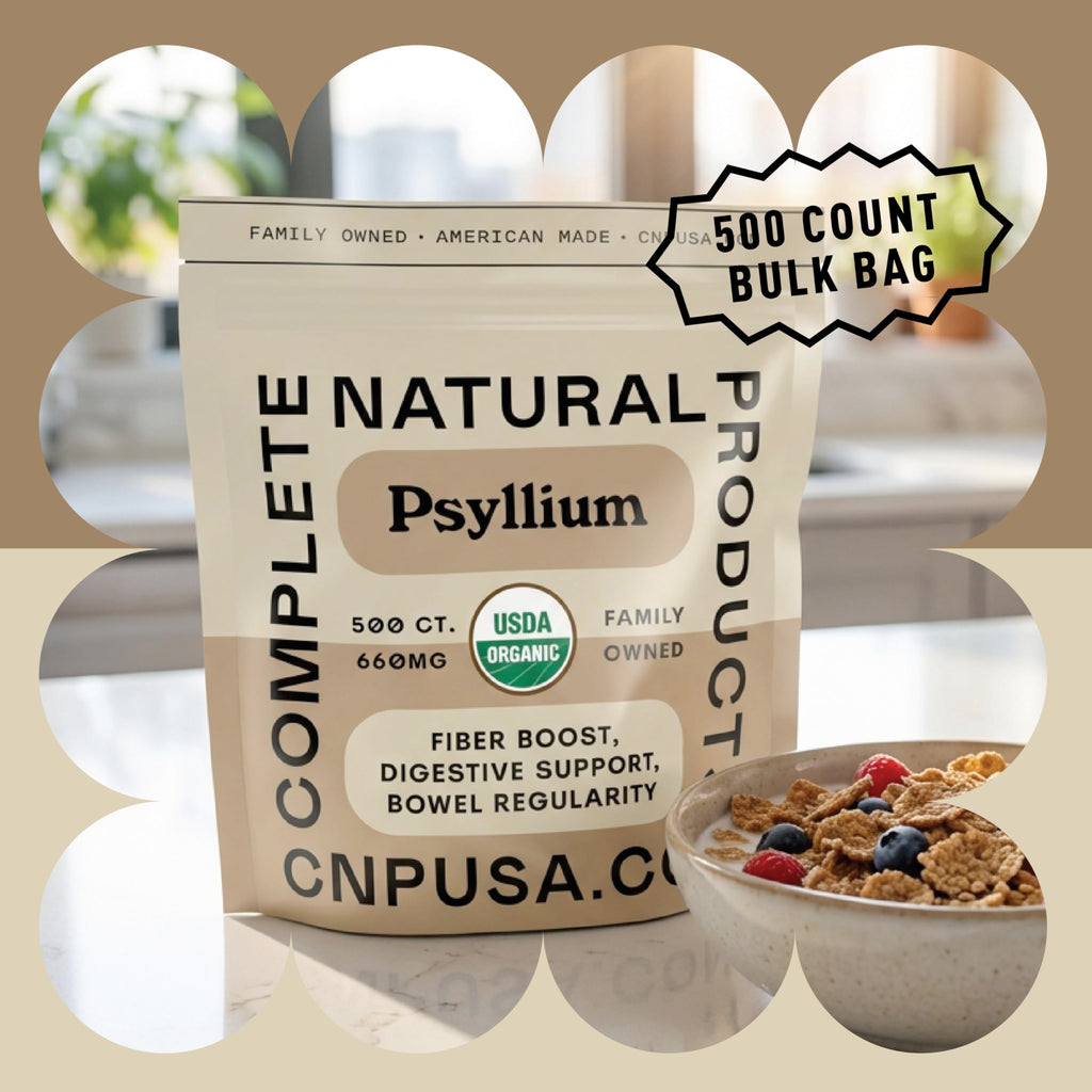 Organic Psyllium Husk Capsules 660mg 500ct O94778