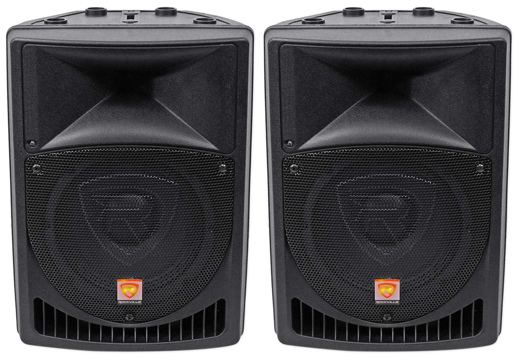8" Powered PA Speaker System 2-Pack Z36127