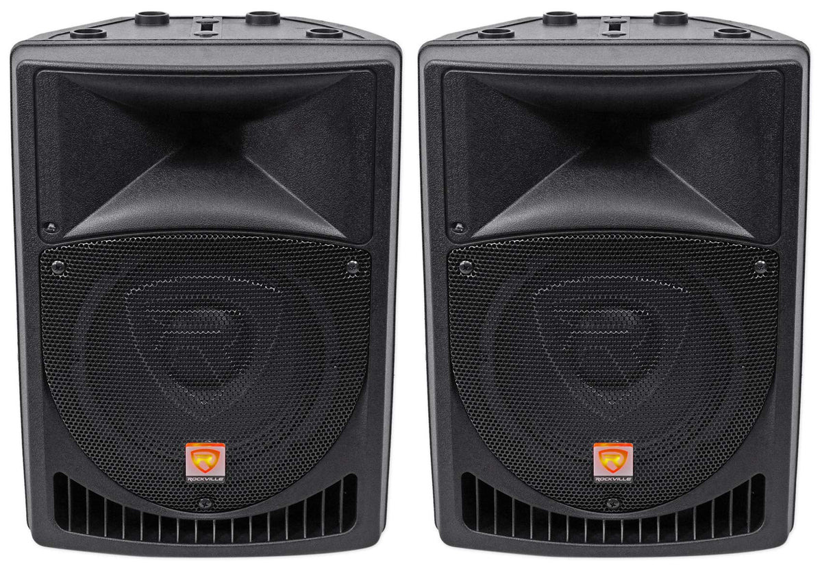 8" Powered PA Speaker System 2-Pack Z36127