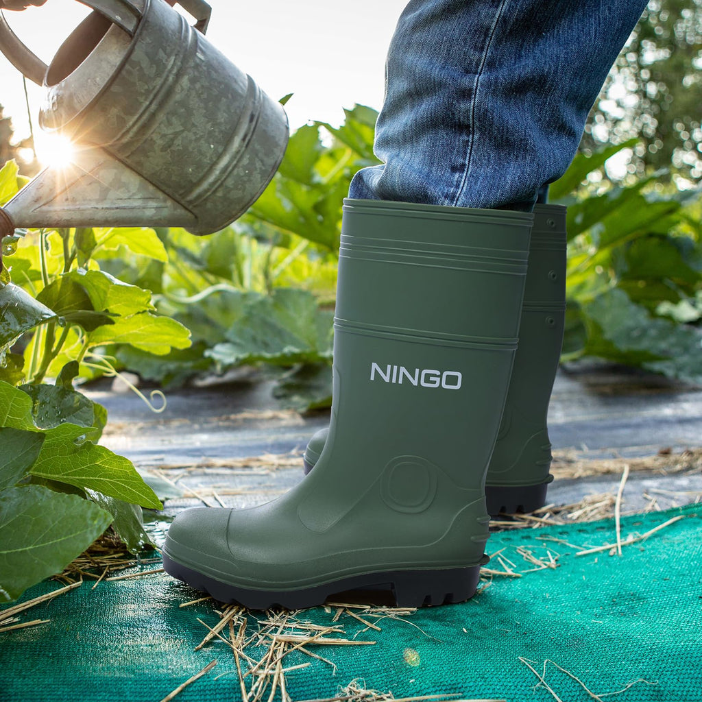 Men's Steel Toe Waterproof Rubber Boots T6014