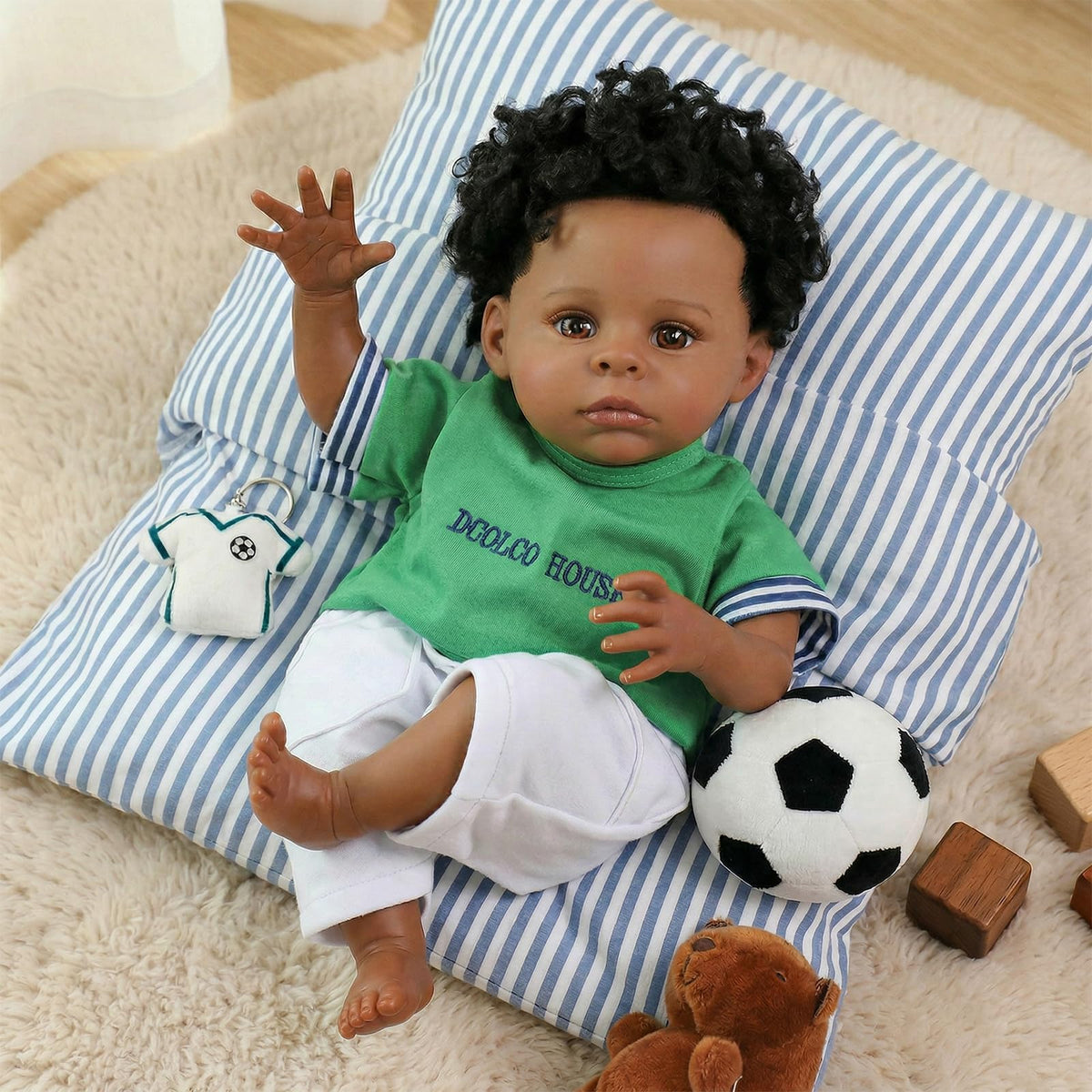 Black 20 Inch Reborn Baby Doll D231463