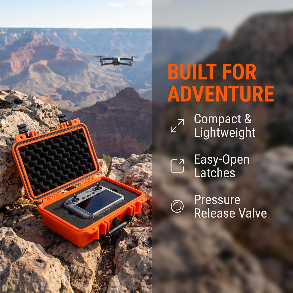 Portable Waterproof Hard Case with Customizable Foam O600258