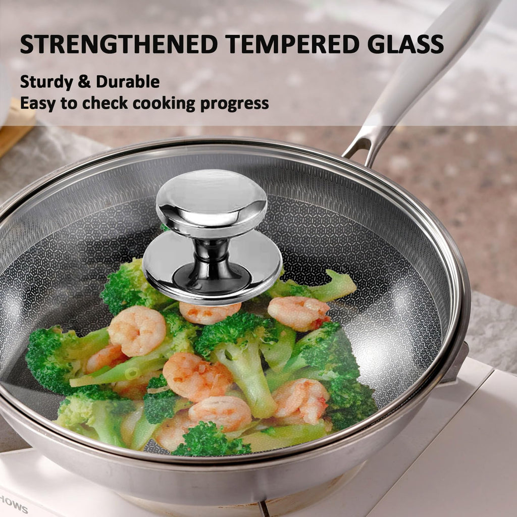 3 pcs Glass Lid Replacement Set (8 In + 10.25 In + 12 In) M4037